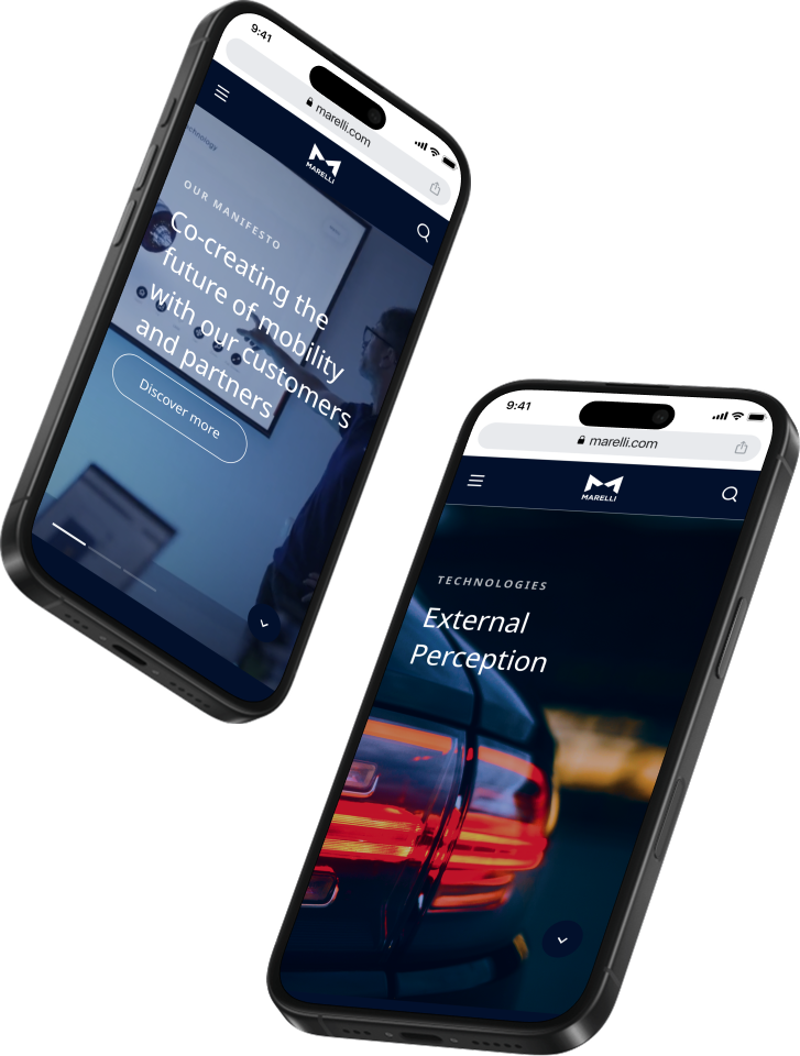 Marelli mobile navigation